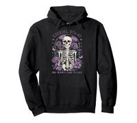 Dry Bone Comes To Life Skeleton Floral Christian Bible Verse Pullover Hoodie