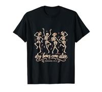 Dry Bones Come Alive Christian Skeleton Bible Verse Value Graphic T-Shirt