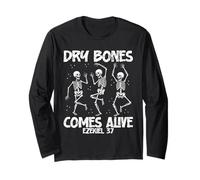 Dry Bones Come Alive Ezekiel 37 Christian Promise Long Sleeve T-Shirt