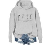 Dry Bones Come Alive Hoodie Dancing Skeleton Sweatshirt Dry Bones Come Alive Christian Halloween Shirt Grey