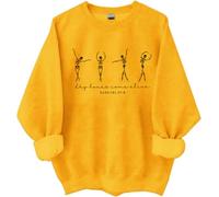 Dry Bones Come Alive Sweatshirt Dancing Skeleton Shirt Dry Bones Come Alive Christian Halloween Tops Yellow