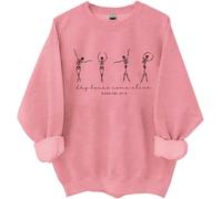 Dry Bones Come Alive Sweatshirt Dancing Skeleton Shirt Dry Bones Come Alive Christian Halloween Tops Pink