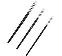 Dry Brush Set - TRACOMPAN 3 Sizes Wool Bristle Miniature Paint Brushes Set | Model Paint Brushes for Tabletop/War games, Watercolor, Oil & Miniature Painting, Citadel/Army Painter Brushes Set
