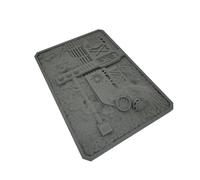 Dry Brush Texture Palette for Dry Brushing Industrial Theme Tabletop Miniature Gaming - 3D Printed