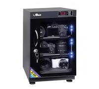 Dry Cabinet Camera Electronic Moisture Proof Dry Box Digital Control Dehumidifier with with Password Lock LED Light Humidity Adjustment for Lens Camera Photographic Equipment Storage (40L)