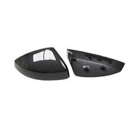 Dry Carbon Fiber Car Rearview Mirror Cover Replacement OEM Style Side Cap Compatible With Audi A3 8V S3 RS3 2014-2020(With Assist)