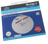 Dry Cutting Disc Silver Diamond. Blue Spot 12" Dry Cutting Disc Silver Diamond