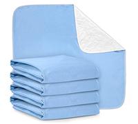 Dry Defender Washable Bed Pads - Reusable Waterproof Mattress Pad for Kids & Adults - for Use as Seniors Incontinence Bed Pads, Potty Training, and Pet Pee Pads for Dogs and Cats - Pack of 4 - 34x36