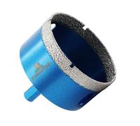 Dry Diamond Core Drill Bit,BRSCHNITT 68mm Diamond Hole Saw Core Drill Bit with Triangle Shank for Porcelain Tile Ceramic Stone Granite Marble