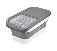 Dry Dog Food Container - Sealing Pet Treat Storage Box | Folding Dog and Cat Food Container for Apartment, Kitchen, Pantry, Travel, Camping