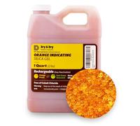 Dry & Dry [1 Quart Premium Orange Indicating Silica Gel Desiccant Beads(Industry Standard 2-4 mm) - Rechargeable Silica Gel Beads(2 LBS)