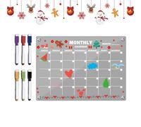 Dry Erasable Magnetic Board Task Management with 6 Markers