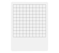 Dry Erase Board Blank Hundred Chart Student Practice for School or Homeschool Write In Numbers 1-100