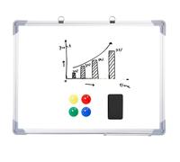 Dry Erase Board for Wall - 30x40cm Schedule Planner Panel, Magnetic Office Home Whiteboard, Teacher Classroom Notice Center | School Homework Kitchen Family Calendar Conference Reminder Organization