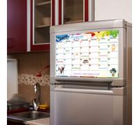 Dry Erase Calendar Planner | Dry Erase 2025 Refrigerator Calendar Whiteboard | Wipe Function Monthly Schedule Planner for Work Area, Home, Classroom