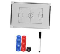 Dry Erase Coaches Clipboard - Double Sided 30x20cm (12x8 inch) Aluminum Alloy Strategy Whiteboard for Basketball Soccer Football