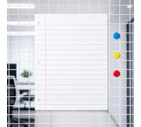 Dry Erase Giant Sized Magnetic Notebook Paper,20" x 28"