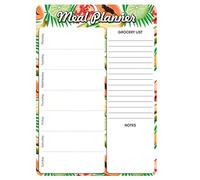 Dry Erase Magnetic Meal Planner for Refrigerator A4 - Magnet Weekly Menu Board for Fridge - Magnetic Menu White Board - Fridge Planner Magnet - Dinner Meal Planner Dry Erase Board