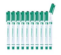 Dry Erase Markers Fine Tip - 10 Erasable Pens with Long Lasting Ink | 0.5mm Fine Tip Drawing Markers, Ideal for Teachers Schools Kindergartens Educational and Creative Activities