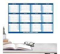 Dry Erase Wall Calendar 2026-32 x 48 Inch Full Year Calendar,2-Sided Reversible Horizontal Vertical January to December - Erasable Planner