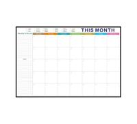Dry Erase Wall Calendar Foldable No Date Big Planning Planner