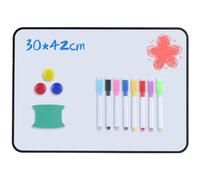 Dry Erase Whiteboards, A3 Size Small White Boards Double Sided, with Dry Erase Pens, Eraser for School Home Office Classroom Kids Children Students Writing Drawing - 42x30 cm