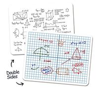 Dry Erase XY Axis Graph Whiteboard,9" x 12" Interactive Learning Coordinate Grid Double-Sided Dry Erase Board,Math Manipulatives White Board for Students,Classroom and Home,Small White Board Dry Erase
