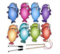 Dry Erases Cards Educational Toy Fishing Game Letter Tracing for Early Learning Dry Erases Fish Cards for Kids