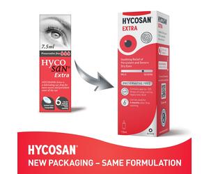 DRY EYE DROPS Hycosan Extra Preservative Free - LIKE hylo forte & systane ultra
