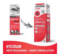DRY EYE DROPS Hycosan Extra Preservative Free RRP £12.50 hylo forte systane
