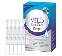 Dry Eye Drops - Lubricating Ophthalmic Fluid, 1 Piece Soothing Liquid for Digital Fatigue, Hydrating Solution with Protective Barriers, Optical Supplies, Refreshing for Desks, Planes and Gyms