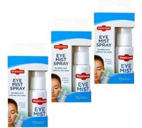 Dry Eye Spray Mist for Dry & Irritated Eyes |15ml | Hydrating Eye Mist | for Tired, Irritated, SOR, Strained Eyelids | Instant Relieves Eye Discomfort (Pack of 3)