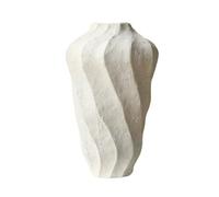 Dry flower arrangement Wabi-sabi Ceramic Vase Rustic Clay Pot for Home Decor Ideal as Flower Vessel for Entryway Dining Room Flower Vase(Large)