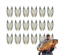 Dry Fly Tying for Trout Fishing, Precut Fishing Lures with Stonefly Wings, Realistic Stone Fly Wings - Compact Self-Adhesive Fly Tying for Fishing Enthusiasts, A