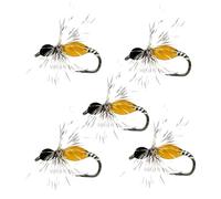 Dry for Trout - 5pcs Bright Colors-Craft Floating Tailgate Floating Floating Light Floating Bait Kit, Easy Casting Fishing with Box | Dry Fly Supplies Game Crappie BA