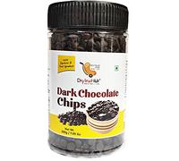 Dry Fruit Hub Dark Chocolate Chips 200gm, Dark Chocolate Chips, Dark Chocolate Chips Packet for Cake, Chocolate Chips for Cake Decoration