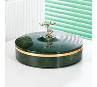 Dry Fruit Tray - Stackable Divided Snack Platter with Lid for Parties - Ideal for Candy, Nuts, and Biscuits