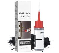 Dry Graphite Lock Lubricant Spray, Graphite Powder for Locks - Long-Lasting Lock Cylinder Lubricant, Non-Sticky & Non-Freezing Dry Lube for Smooth Operation