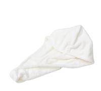 Dry Hair Cap Microfiber Hair Towel Wrap For Women Super Absorbent Shower Cap With Button Quick Drying Soft Dry(White)
