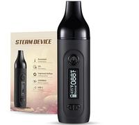 Dry Herb Vaporizer IOUQ Fast Heat/Precise Control/2200mAh Battery/USB-C Charging/OLED Display/Easy to Use&Nicotine-Free (Matte Black)