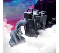 Dry Ice Fog Machine with Tube Nozzle, Lying Fog Machine Professional Stage Fogger High Density Fog Low Lying Smoke Machine for Wedding Party Events Club Disco(6000W)