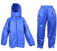 DRY KIDS jacket and trouser set royal blue 5/6yrs