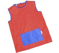 DRY KIDS Sleeveless Paint Smock Red/Royal 4/6yrs