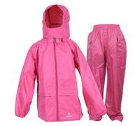 DRY KIDS Waterproof Rain Suit Comprising Packaway Jacket/Overtrousers