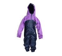 DRY KIDS Waterproof Rainsuit Navy/Purple 7/8yrs