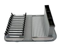 Dry Mats for Kitchen Dishes - Detachable Space Saving Storage Organizer | Dish Drying Rack Kitchen Accessories - for Counter Mug Plate Tableware Pots Pans Home Apartment Restaurant Farmhouse