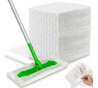Dry Mop Pads, 100Pcs Disposable Dusting Cloths 8x11in