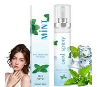 Dry Mouth Flavoured Spray,Bad Breath Treatment for Adults,Dry Mouth Relief,Mo-Uth Freshener Spray,Mint Breath SPR-Ay,BRE-Ath Fresheners,Refresh&Moisturizing Oral Care,Remove Bad BRE-Ath(Mint Flavor)