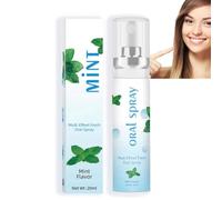 Dry Mouth Flavoured Spray,Breath Spray,Bad Breath Treatment for Adults,Dry Mouth Relief,Mo-Uth Freshener Sp-Ray,Mint Mo-Uth Sp-Ray,Long-Lasting Oral Freshener,Refresh&Moisturiz Oral Care Sp-Ray(Mint)