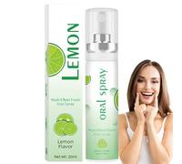 Dry Mouth Flavoured Spray,Fruit Oral Breath Spray,Mouth Freshener Spray,Breath Freshener Spray,Oral Care Spray,Fresh Breath Spray,Breath Freshener for Bad Breath,Oral Spray for Women&Men(Lemon Flavor)